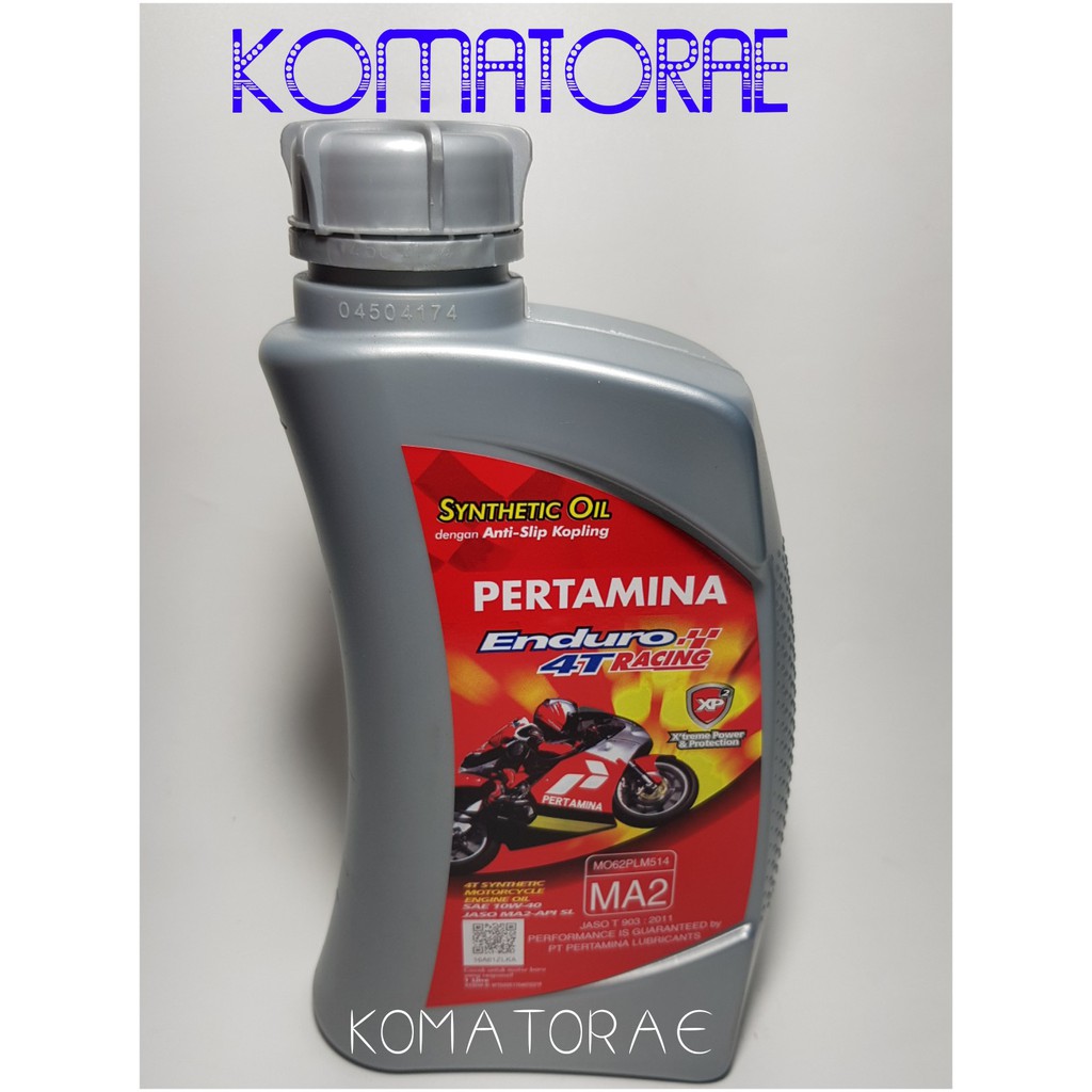 OLI MESIN PERTAMINA  ENDURO  RACING 10W 40 4T  1 LITER 