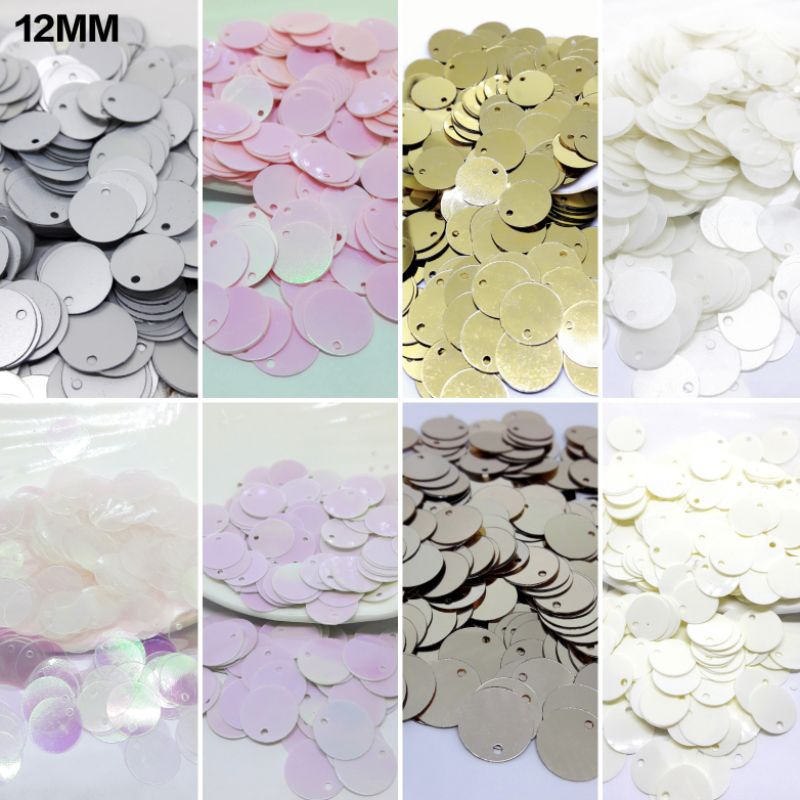 PAYET DOLAR MOTE PIRING 12MM / PAYET SEQUIN PREMIUM HARGA PER 10 GRAM