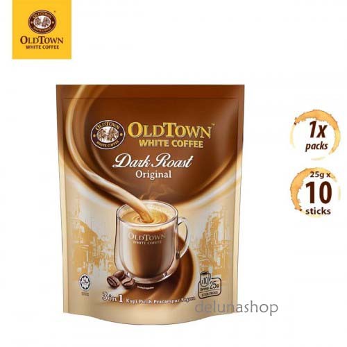 Old Town Dark Roast White Coffee Original Kopi Malaysia Oldtown
