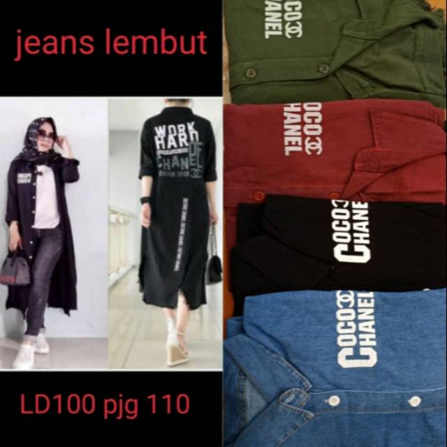 Tunik jeans import