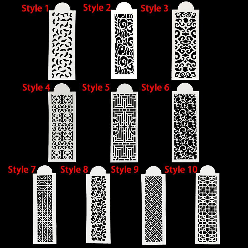 Solighter Cetakan Saringan Gula Handmade Hollow DIY Baking Tools