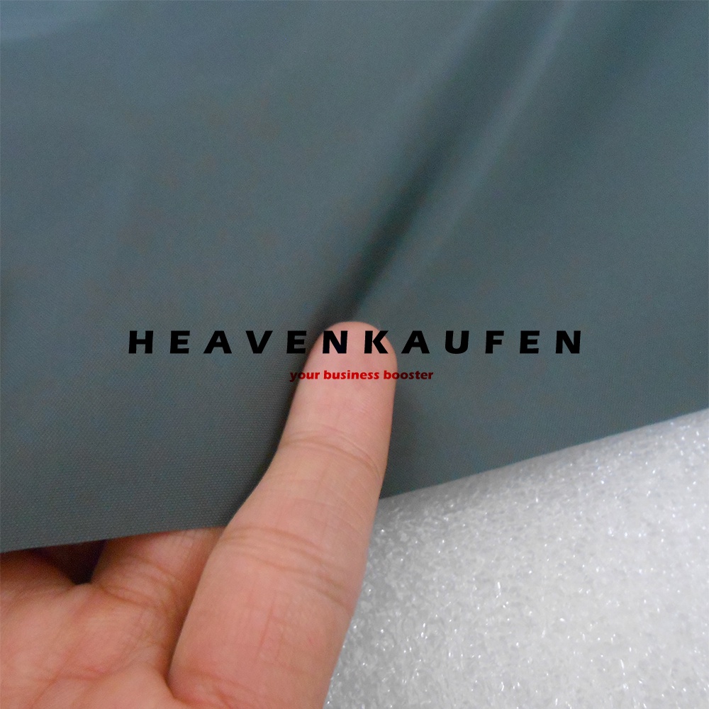 Parasut Anti Air Waterproof Warna Abu Sangat Gelap Dark Grey Coating Milky PU Untuk Tenda Jas Hujan Rain Cover Dll Meteran