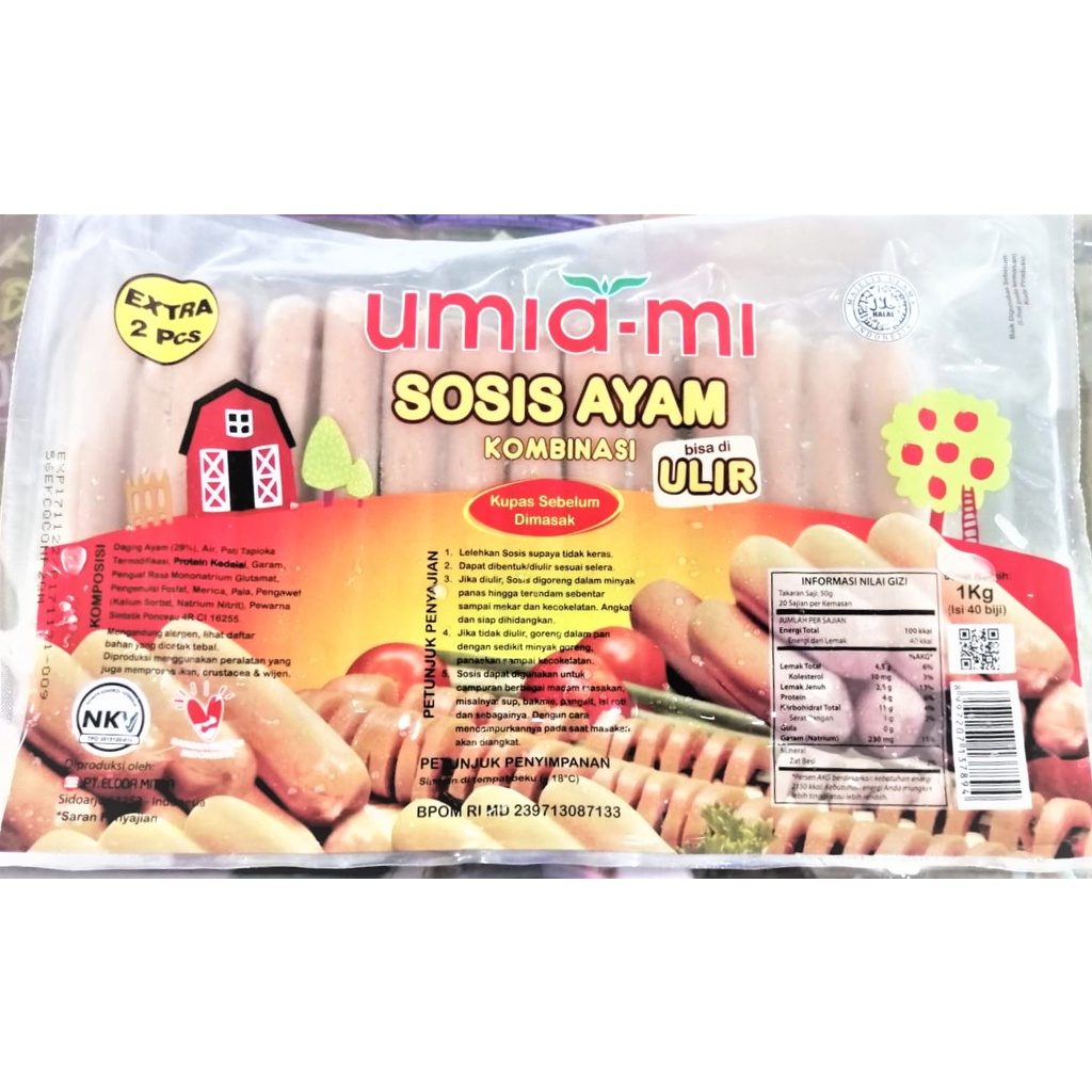 

Umia-mi Sosis Ayam Ulir 1kg