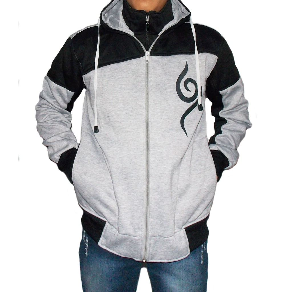 Jaket Anime Naruto Anbu Double Zipper - Jaket Anbu Kakashi - Jaket Anbu Konoha Double Zipper