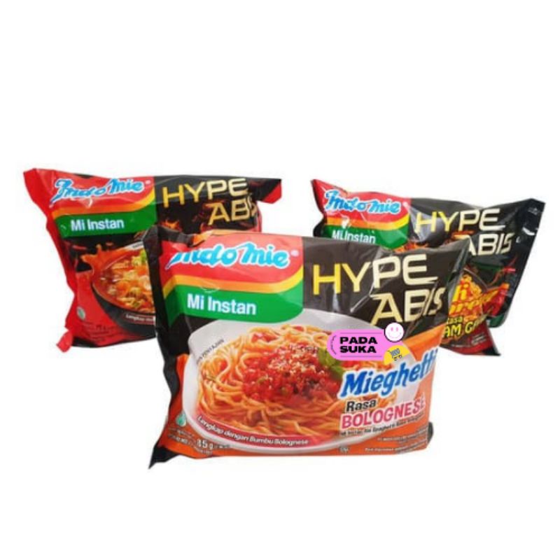 

Indomie Hype Abis Ayam geprek, Migethi,Seblak Hot Jeletot