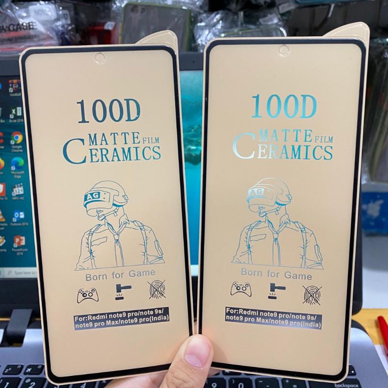 Tempered Glass Keramik Matte Hp OPPO F1, F1f,F1fw, F3, F5, F7, F9, F9 Pro, F11, F11 Pro, F15 2020, F