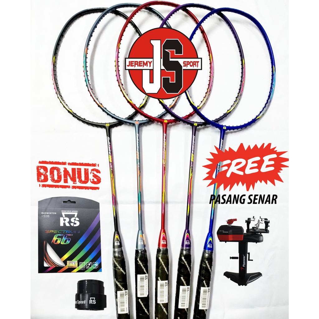 Raket Badminton RS Solitaire Lite II 100 - 200 - 300 - 500 - 600 Original