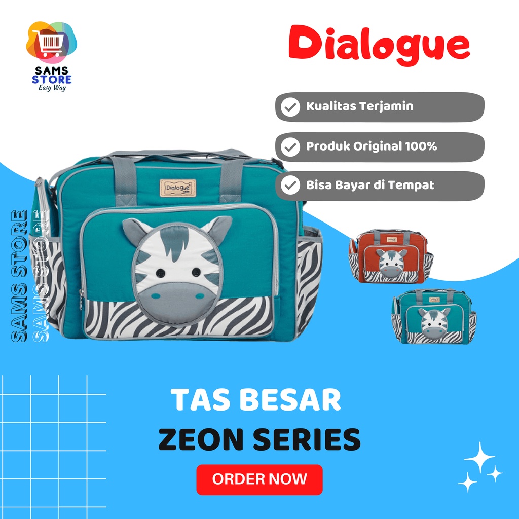 Tas Bayi Besar Strap Bag Tali Selempang Jinjing Perlengkapan Travelling Anak Bayi Tempat Botol Susu 