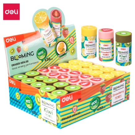 

PENGHAPUS PENSIL ANAK LUCU DELI BERSIH H-01400 ERASER BUAH FRUIT EDITION