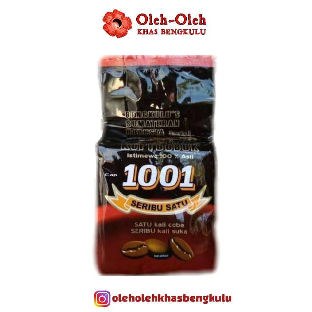 KOPI ROBUSTA 1001 BENGKULU / Netto 245 gr / OLEH OLEH KHAS BENGKULU / MAKANAN KHAS BENGKULU