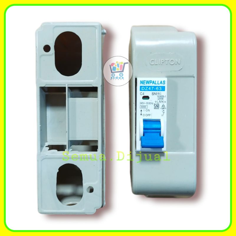 semua.dijual Box MCB 1 grub Clipton / box MCB 1 Group Outbow Tempel 1P