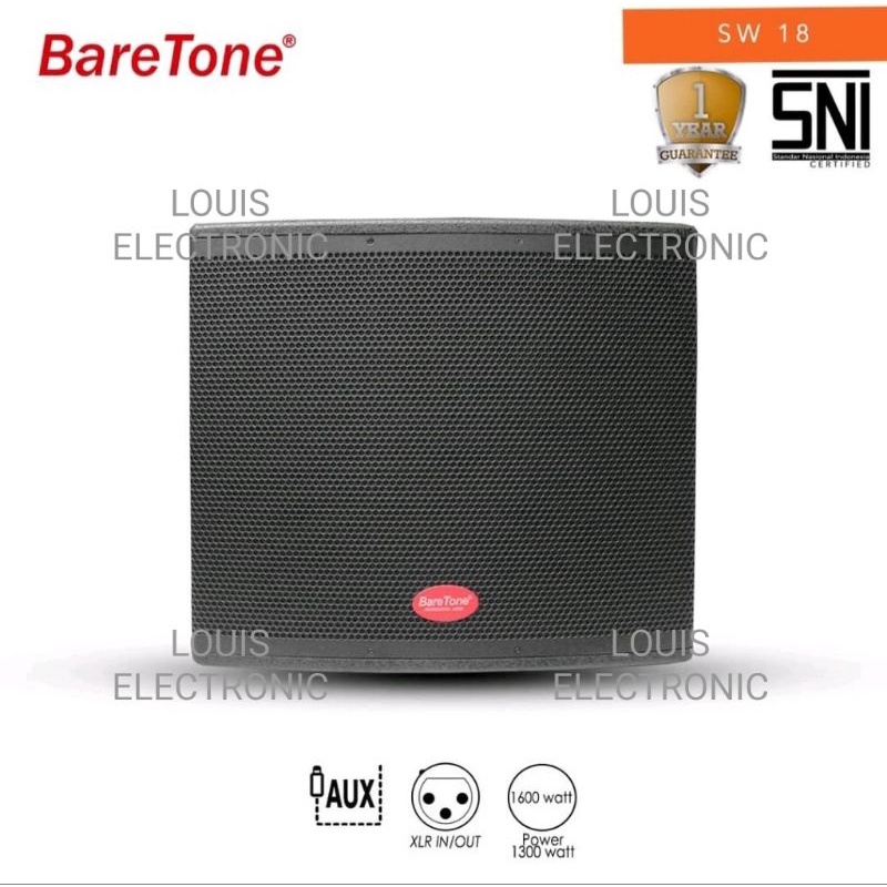 Subwoofer Aktif BareTone SW18 SW18 18 Inch ORIGINAL