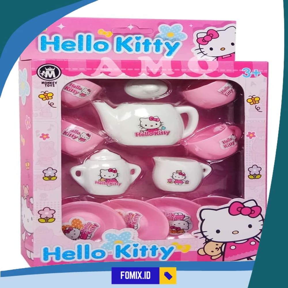 Bisa COD TEA SET HELLO KITTY