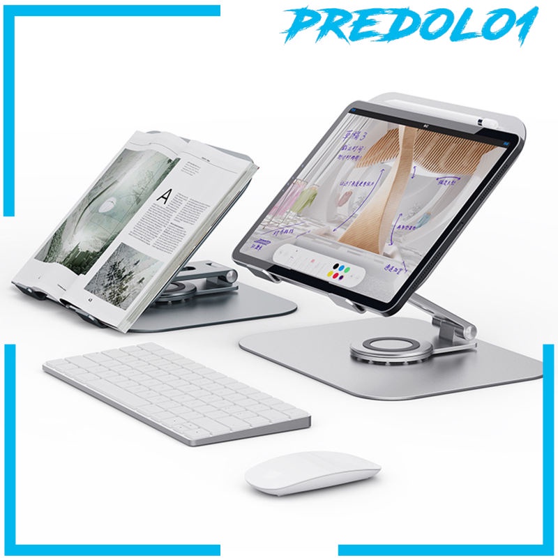 (Predolo1) Stand Dudukan Laptop Universal Rotasi 360 Derajat Adjustable