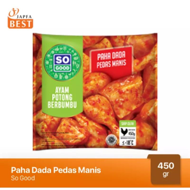 

So Good Dada Paha Pedas Manis 450 Gram