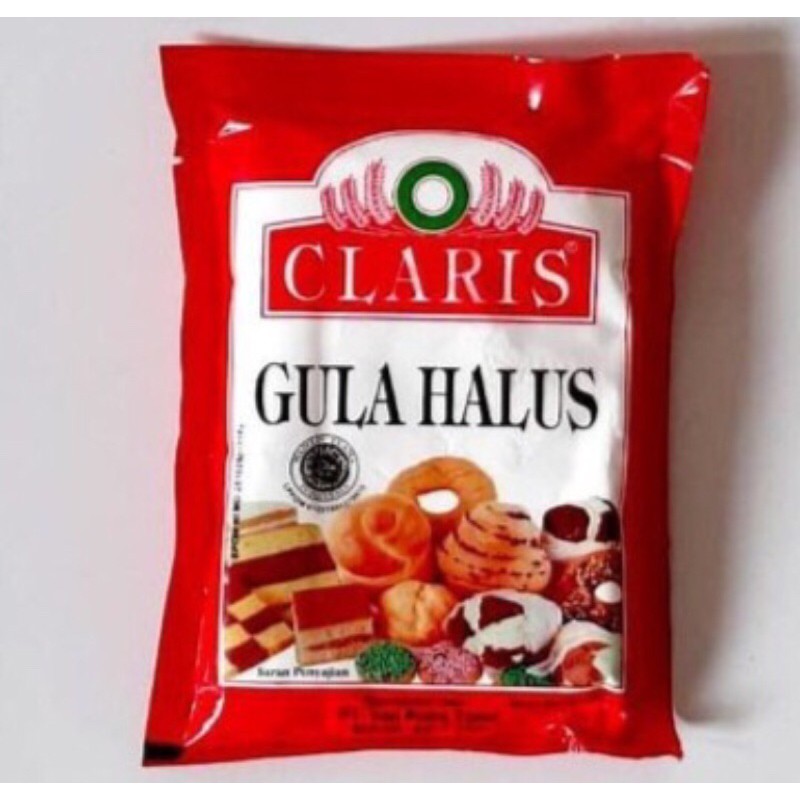 

gula halus claris merah kemasan 250gram