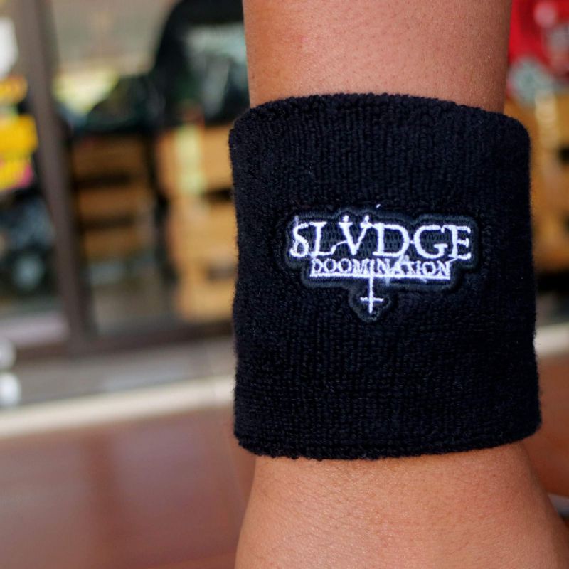 HANDBAND SLVDGE DOOMINATION | AKSESORIS PRIA WANITA OLAHRAGA WRISTBAND AKSESORIS METAL GELANG TANGAN