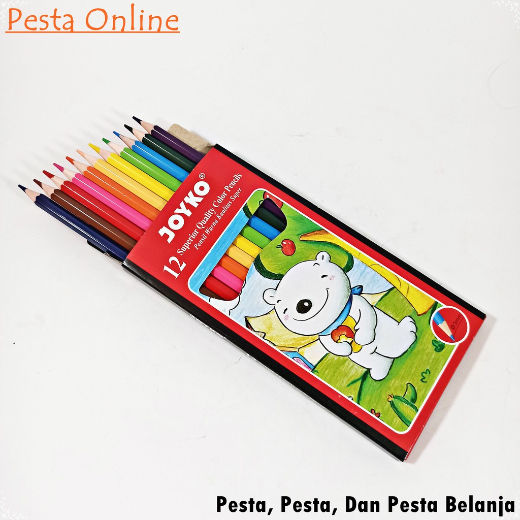 

Pensil Warna Joyko cp 12 PER pack isi 12 pcs