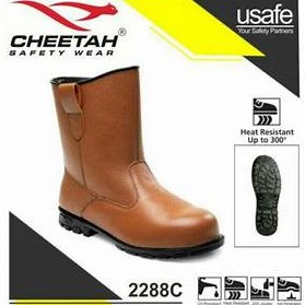 sepatu safety cheetah 2288 C / Sepatu Kerja Safety Cheetah 2288 Coklat / Safety Shoes Original Cheet
