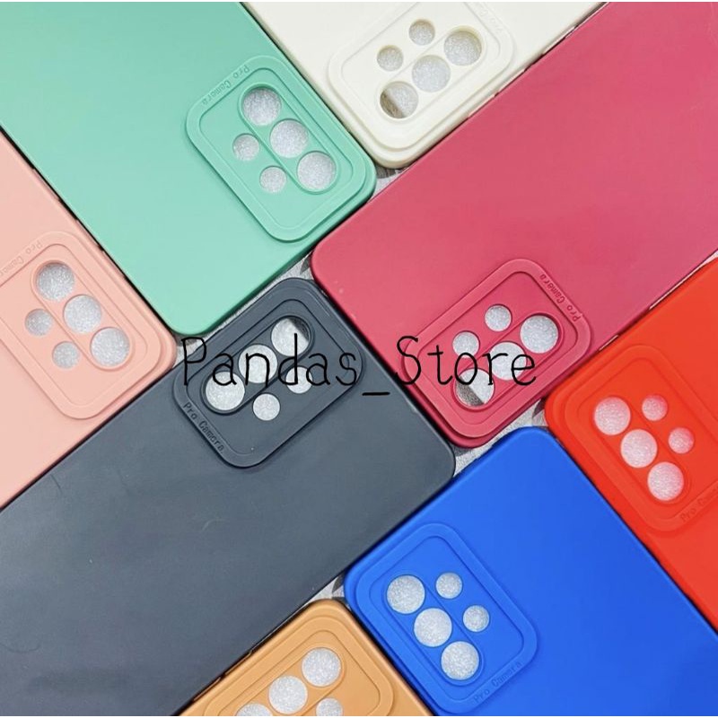 Softcase Pro Camera Samsung A72 Candy Case Full Color 3D Silikon TPU