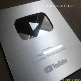 TERLARIS SILVER PLAY BUTTON YOUTUBE GOLD PLAY BUTTON 