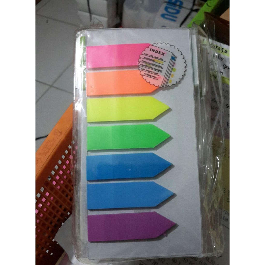 

Stick note memo tempel PANAH BIG 7 warna