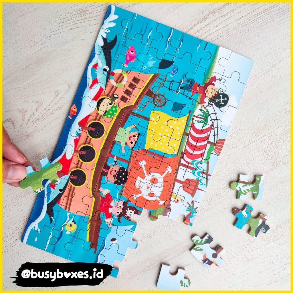 [busyboxes.id] puzzle edukasi seri  bajak laut