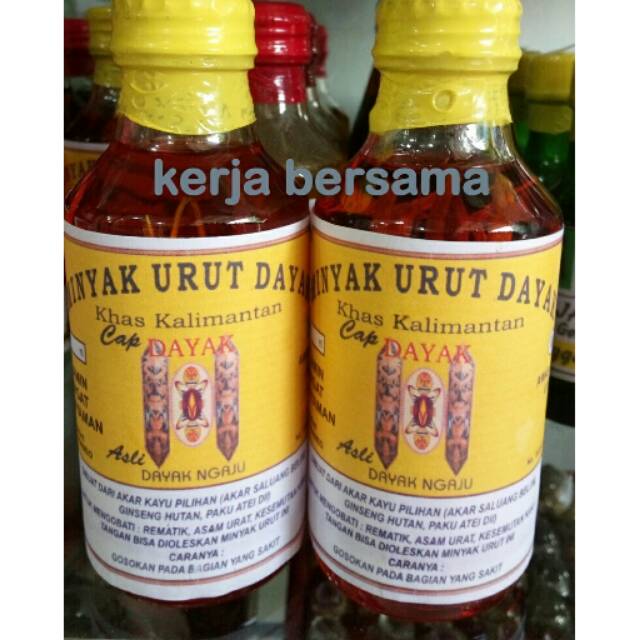 Minyak urut dayak ngaju