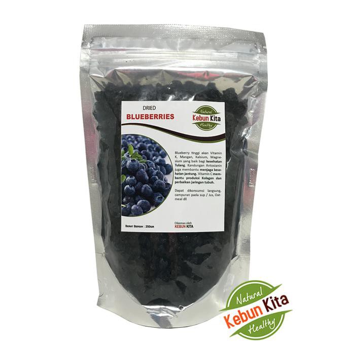 

ENAK Dried Blueberries 250gr ( Blueberry kering ) BANYAK RASA