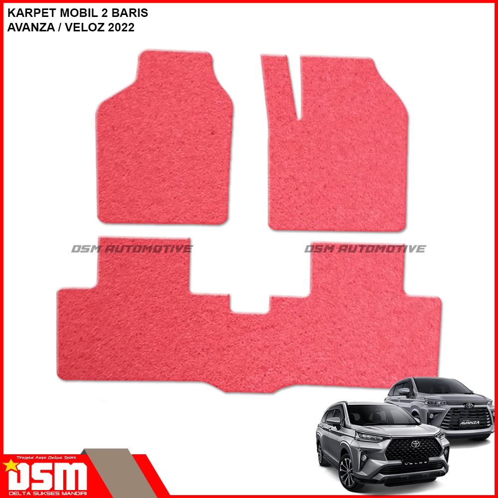 Karpet Mobil Toyota All New Avanza Veloz 2022 - 2 Baris / Karpet Mie All New Avanza 2022 (Terbaru)  / DSM