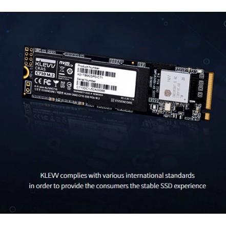 KLEVV SSD CRAS C710 512GB M.2 2280 NVMe PCle Gen3 x4 / SSD 512GB