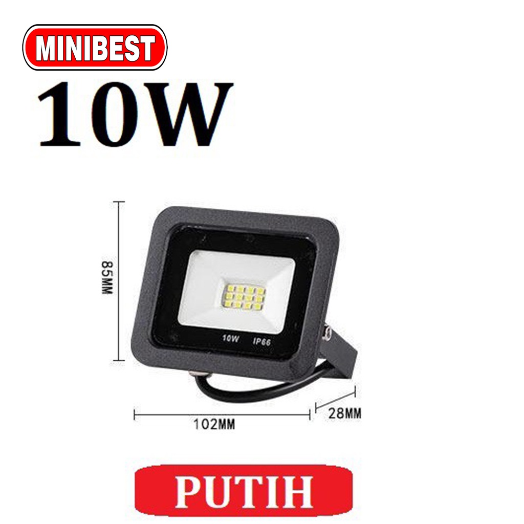 NEW lampu led sorot 10 WATT PUTIH KUNING floodlight /LED KAP SOROT PHILIPS MODEL