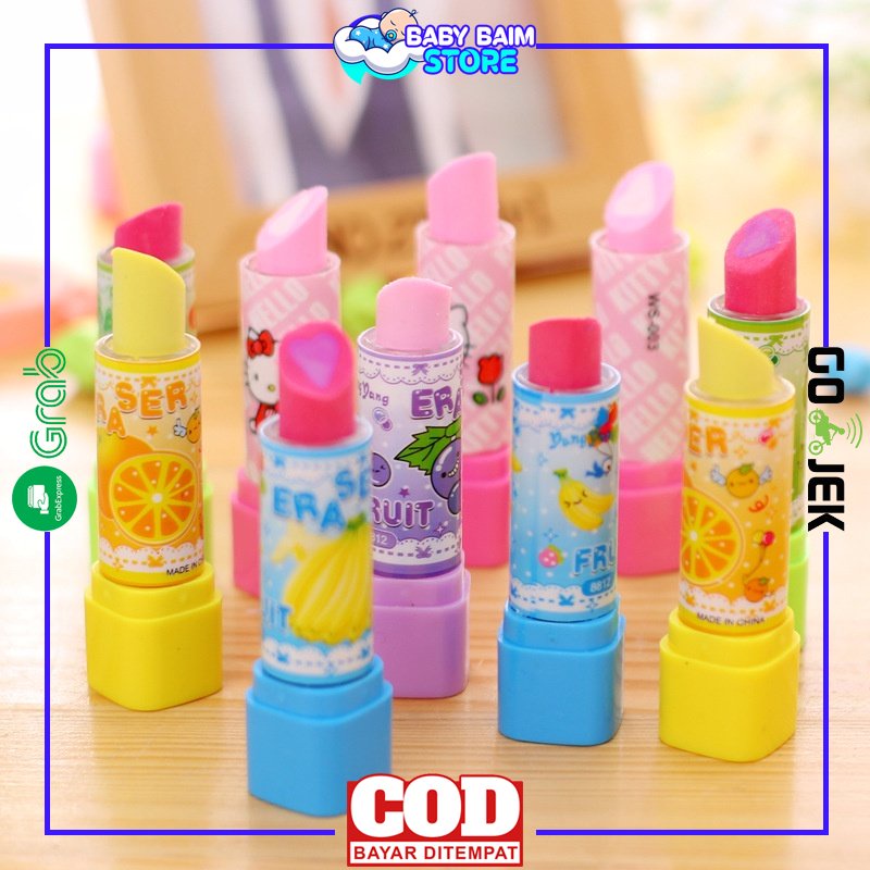 

Penghapus Lucu Bentuk Lipstik - Penghapus Pensil Unik