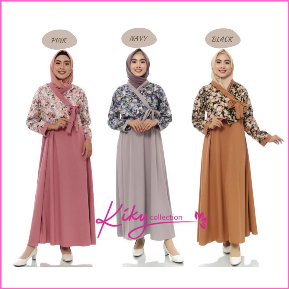 Kiky Grosir Gaun Dress Gamis Katun Jepang 100 % Tokai Model Hanbok Korea Modern Terbaru Kekinian