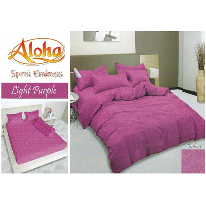 Bedcover Aloha King 180x200 Jacquard Bedcover Aloha Queen 160x200 Terlengkap Bedcover Aloha Polos Shopee Indonesia