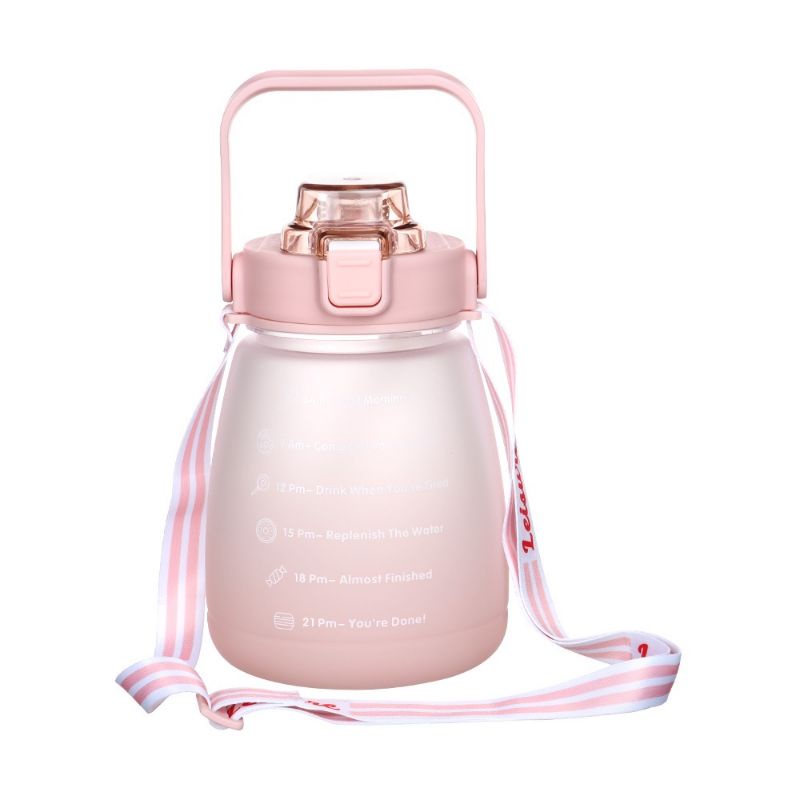 FREE STIKER 3D&amp;3D Botol Minum 1.3 Liter/1300ML Korea VIRAL ANAK SEKOLAH OLAHRAGA HANGOUT 1.3 LITER