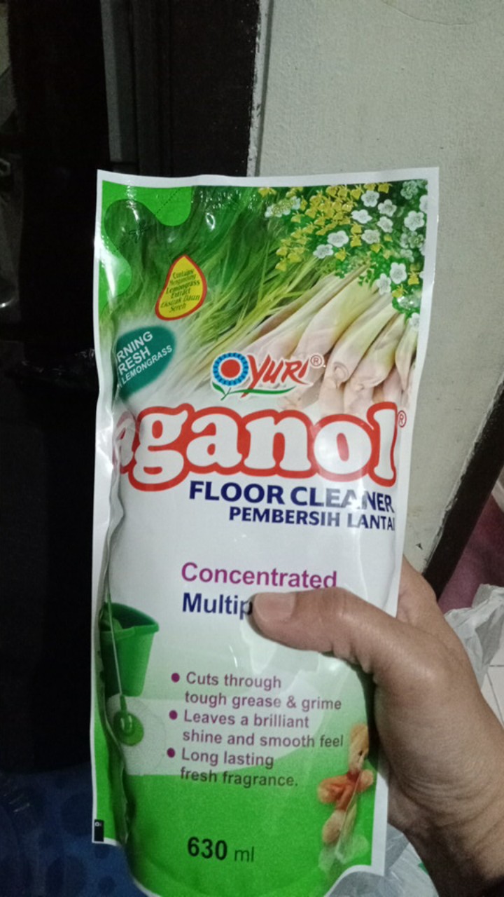 Aganol Antibacterial Floor Cleaner Morning Fresh With Lemongrass 630 Ml