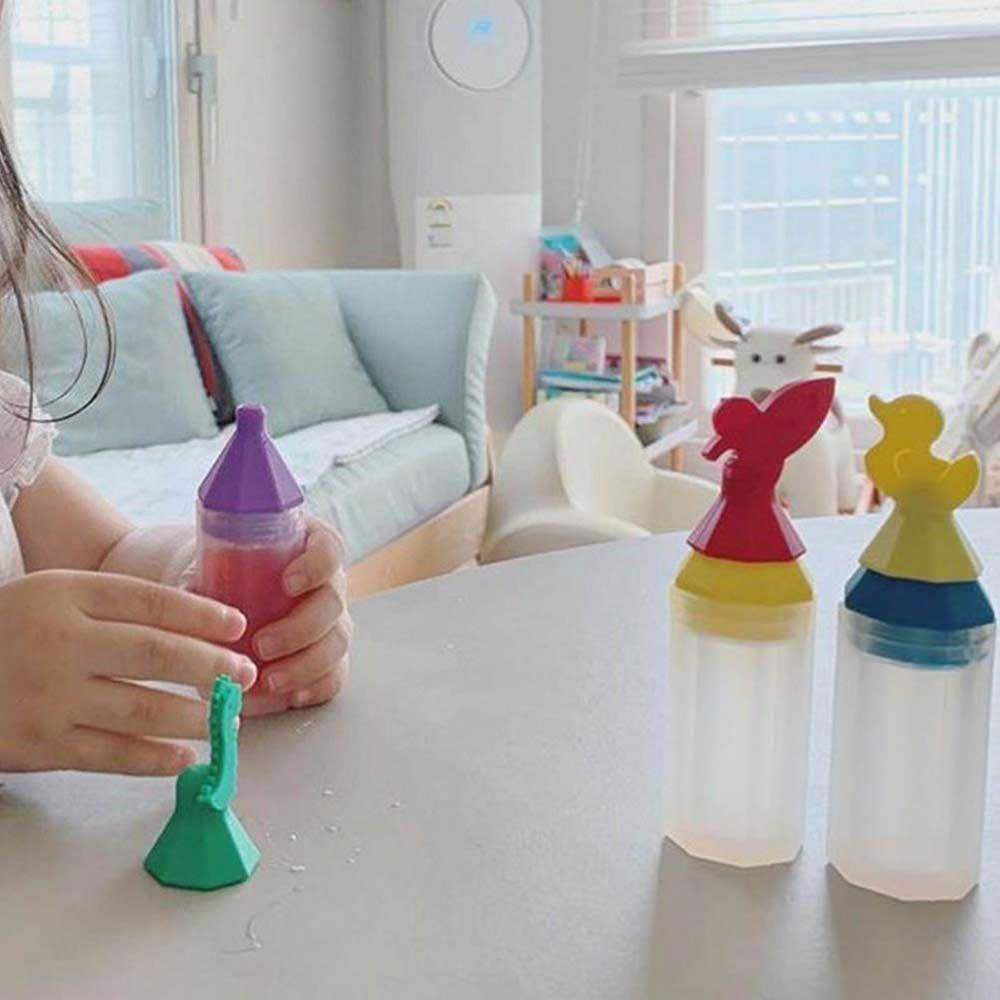 R-FLOWER 3pcs /set Squeeze Bottle Botol Dispenser Gadget Dapur Mini Anti Bocor