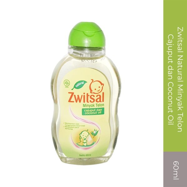 Zwitsal Minyak telon Bayi Cajuput dan Coconut Oil 60ml