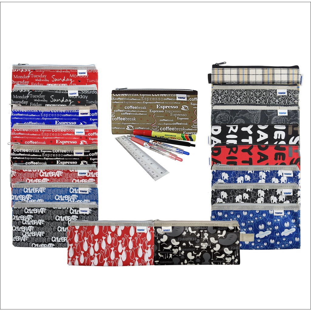 

Tempat Pensil Murah B6 Motif / Pencil Bag / Pencil Case TOMEX