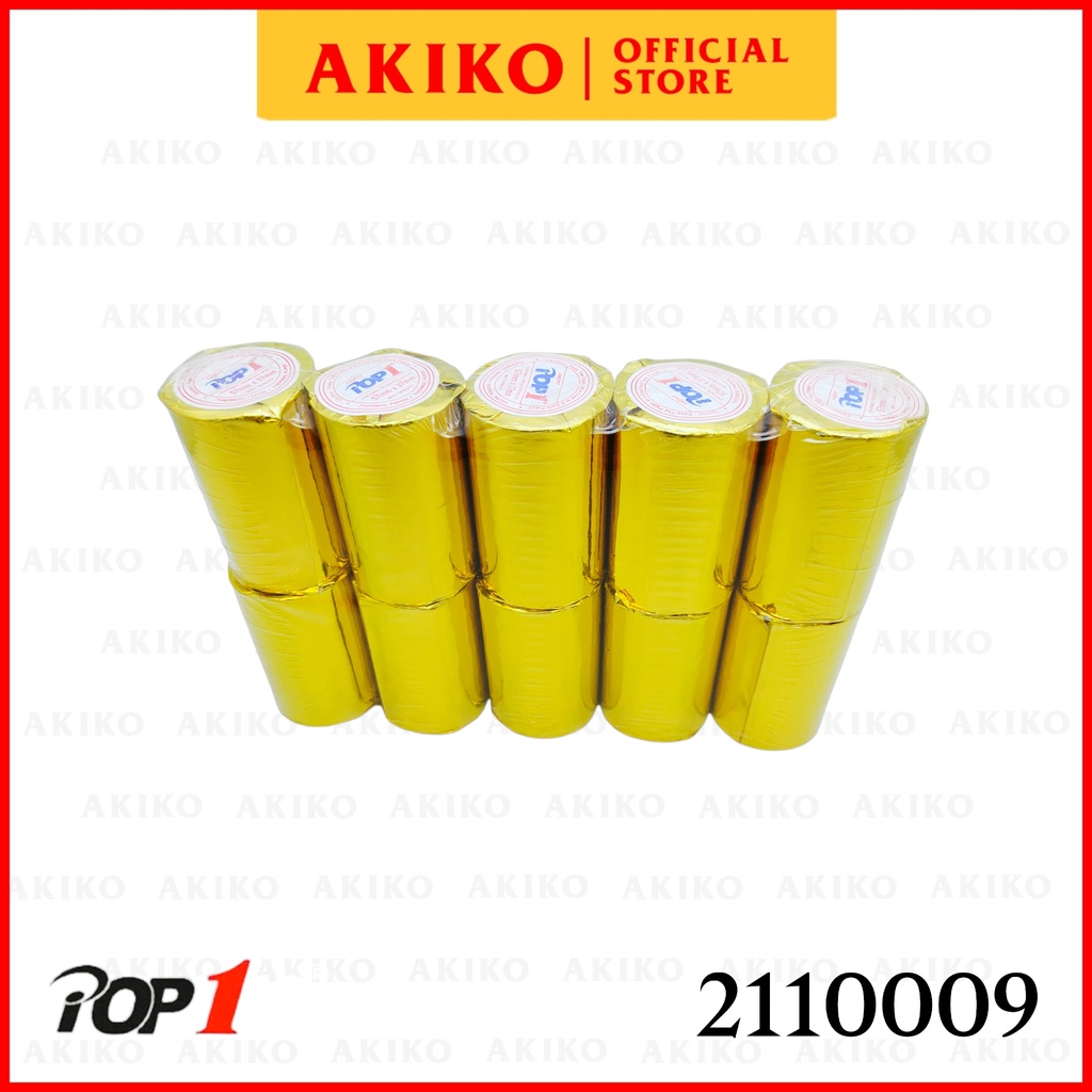 

57x37 Gold Thermal Register Roll pop 1