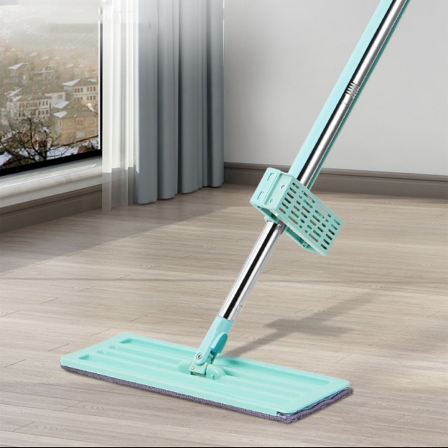 EM Alat pel lantai magic flat mop alat pel lantai tarik