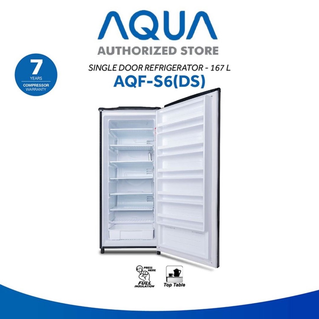 AQUA JAPAN AQF-S6 Freezer 6 Rak 167 Liter