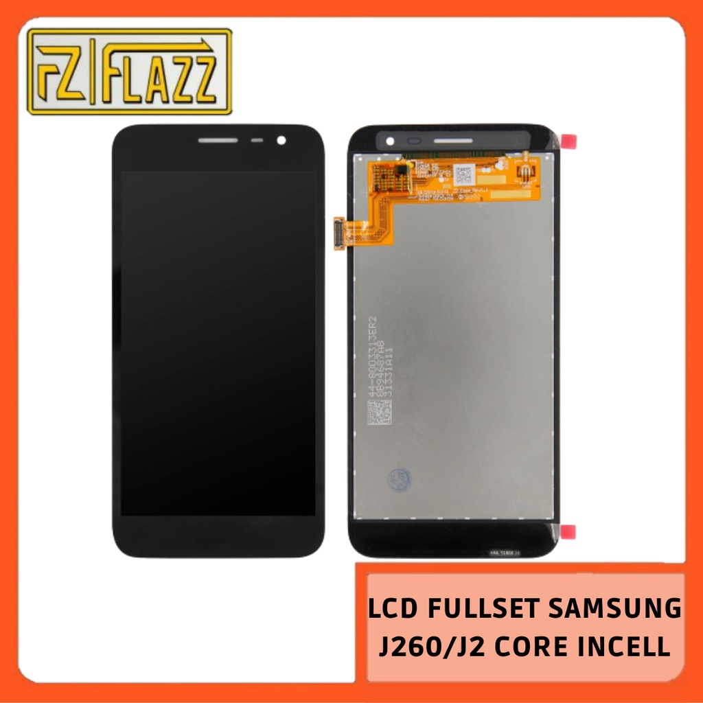 LCD TOUCHSCREEN SAMSUNG J260 J2 CORE BLACK INCELL GRADE AAA LCD TS FULLSET J2 CORE