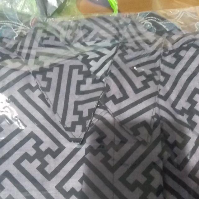 Batik Couple Keluarga Sania Ruffle Ori Ndoro Jowi Dnt Motif Pagar Abu