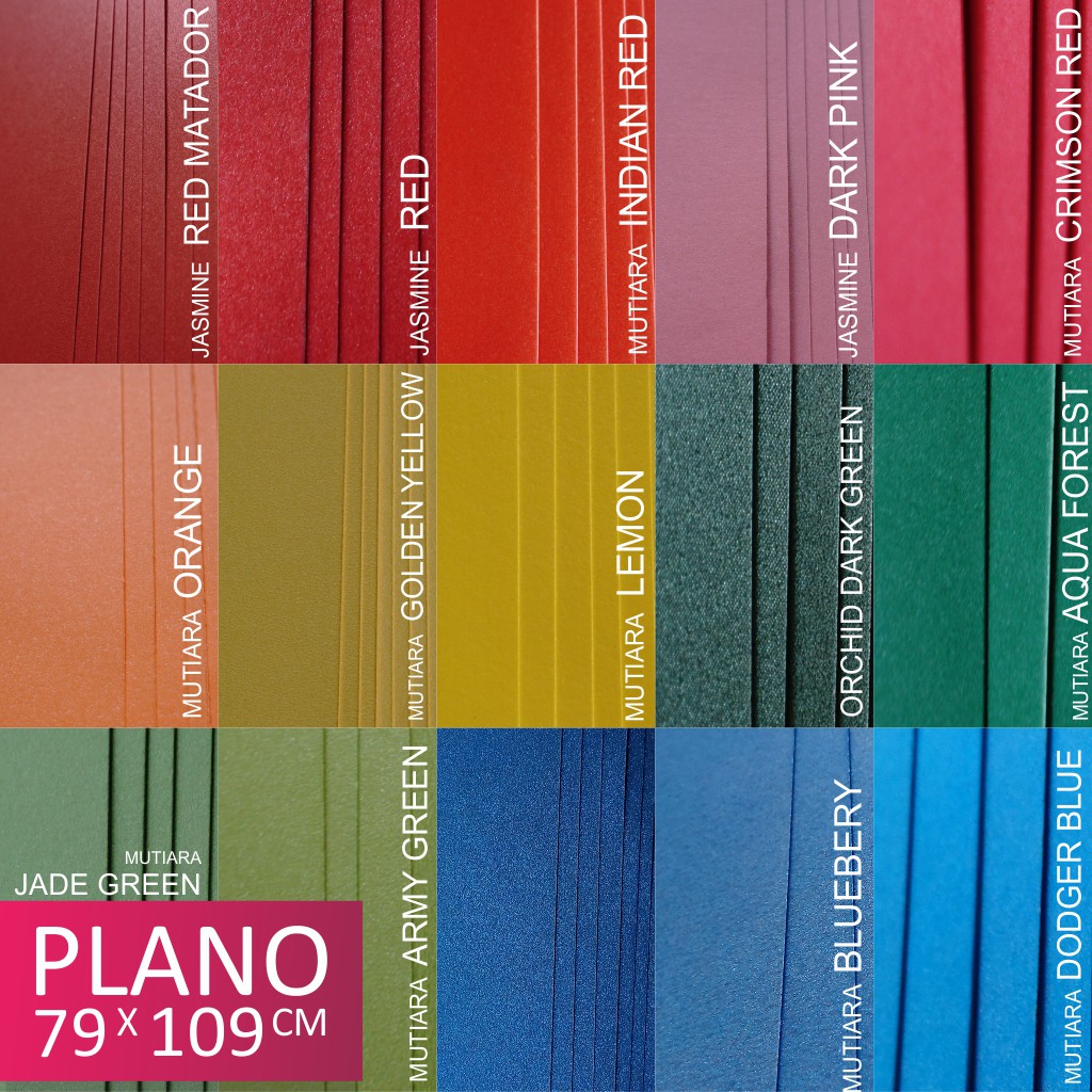 

Kertas jasmine plano padang warna tua full color backdrop paper flower kerajinan bunga tebal seri1