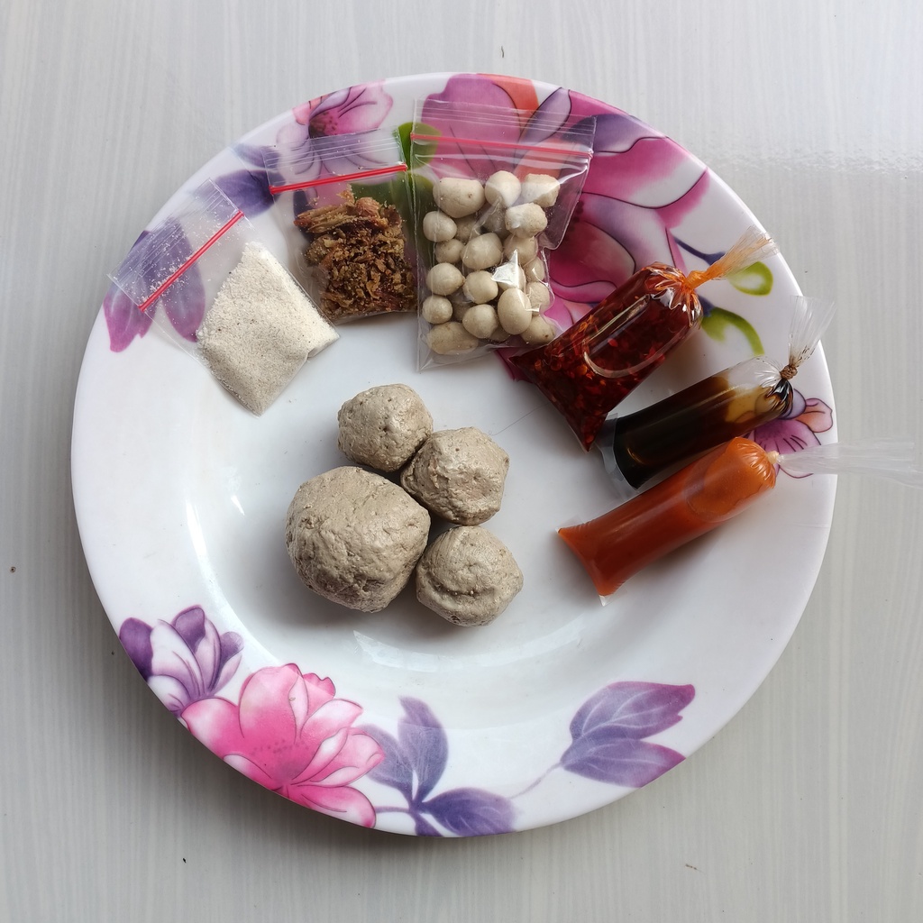 BAKSO / BASO IKAN SINAR BAHARI BANDUNG Kemasan Mini Isi 1 Bakso Ikan Besar + 3 Bakso Ikan Kecil