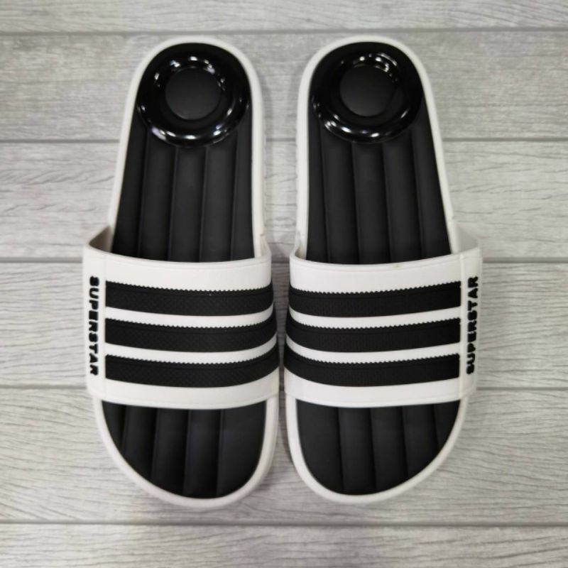 Sendal Slide Nike Slide Import Hitam Putih Size 40 - 44 Trendy Dan Berkualitas