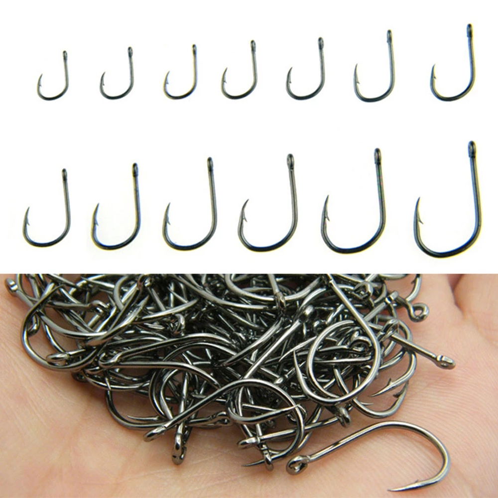 LANFY Fishing Accessories Barbed Fishing Hook Fishing Tools Bait Hook Fishhooks Carp Fishing Catfish Sea Hook Fishing Tackle Pesca with Hooks Circle Hooks