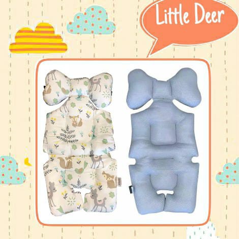 PAOPAO STROLLER LINER/ ALAS STROLLER / empuk / alas stroller dengan bantalan butterfly / sirkulasi udara